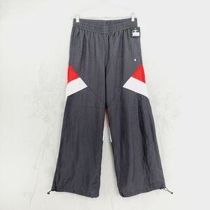 NEW Champion Black Red White Logo Warm Up Fitness Running Track Pants P2078